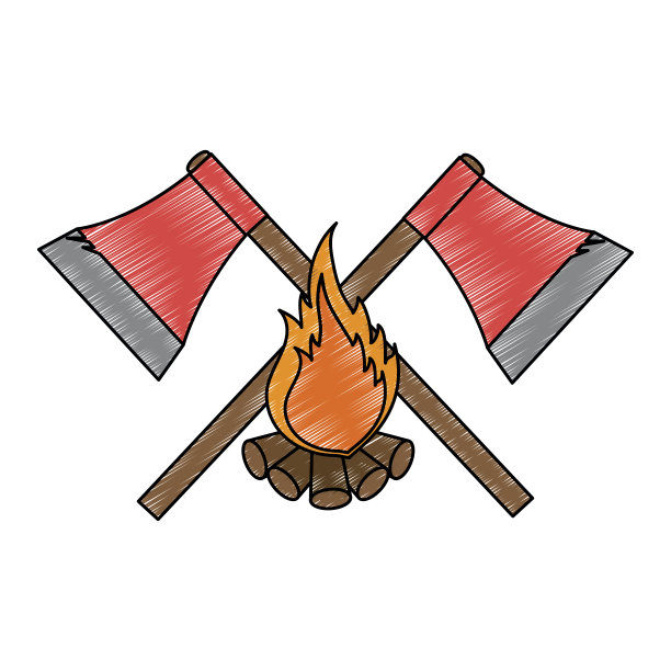 斧工具孤立图片下载