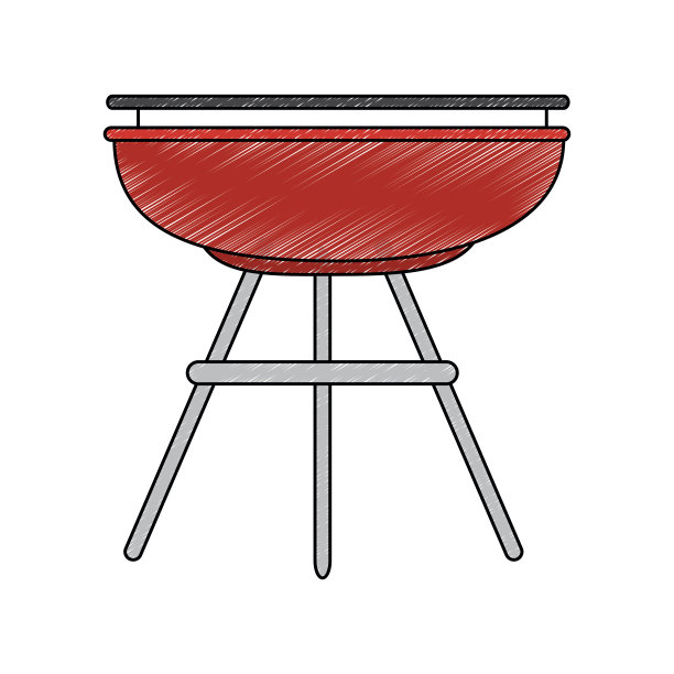 烤肉烤香肠图片下载