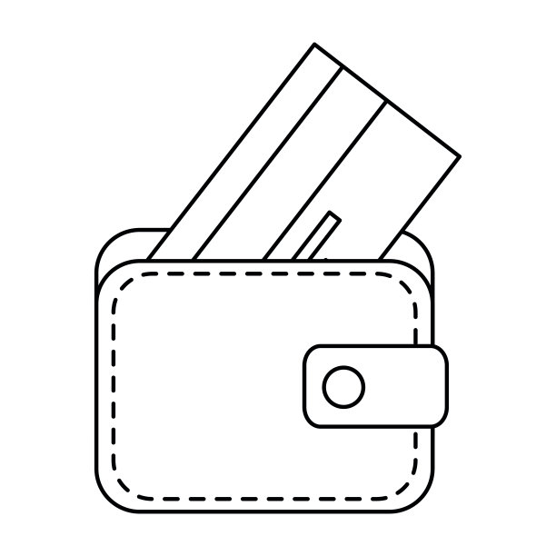 皮革钱包象征图片下载