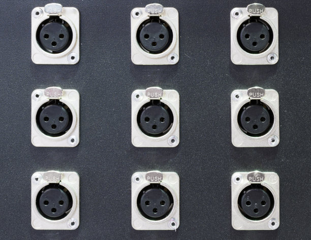 后方的控制面板活动演播室监视器图片下载