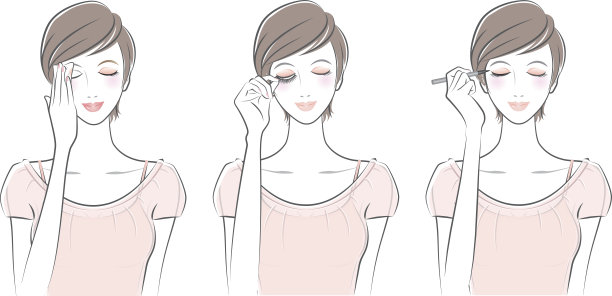 化妆的女人图片下载