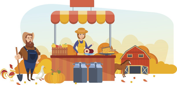 秋季有机健康店。纯天然食品、农业、农作、购物图片下载