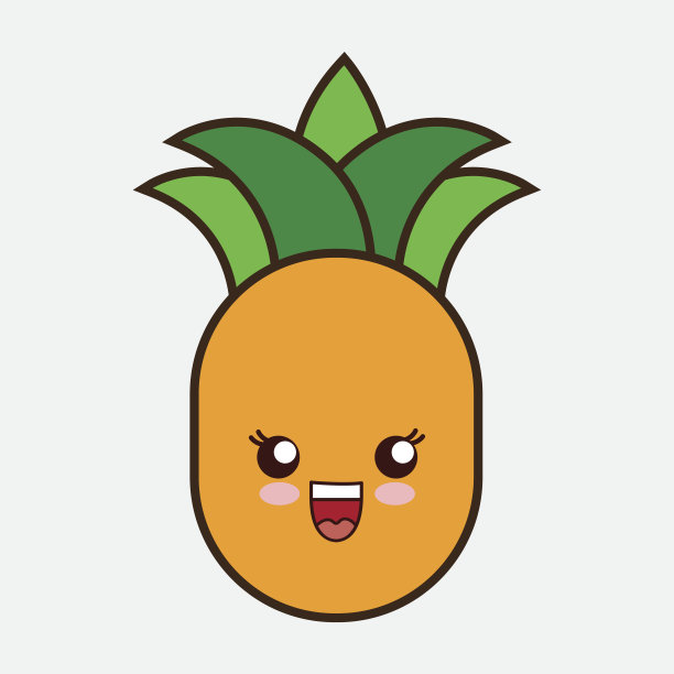 可爱卡通健康食品设计图片下载