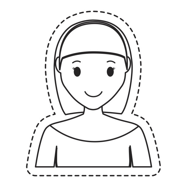 女人卡通图标图片下载