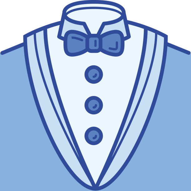 燕尾服行图标图片下载