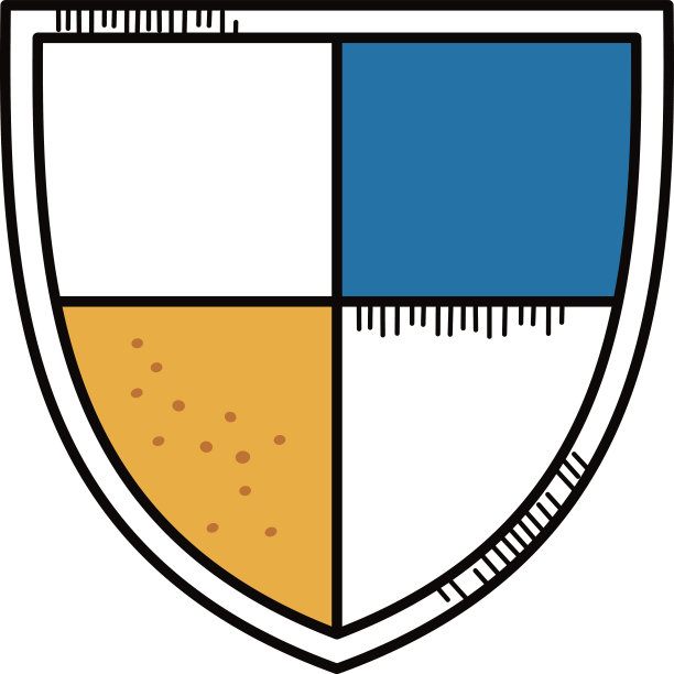 卡通盾牌涂鸦主题图片下载