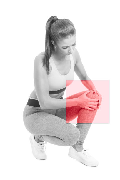 漂亮的小女孩膝盖受伤了图片下载