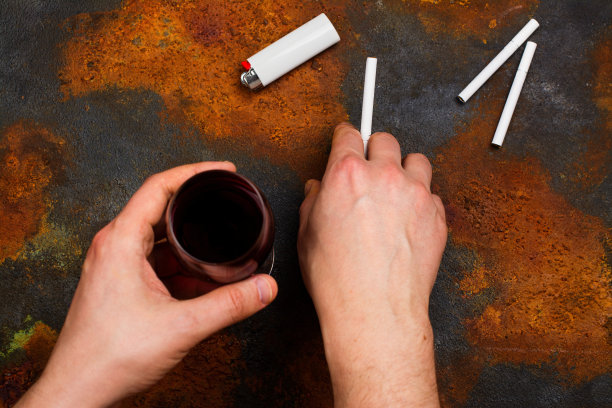 不健康习惯的概念图片下载