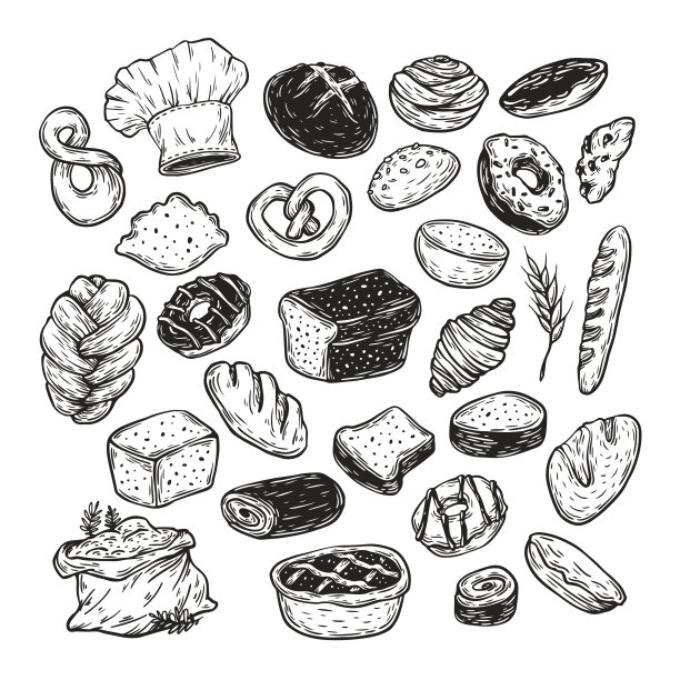 面包店,集。图片下载