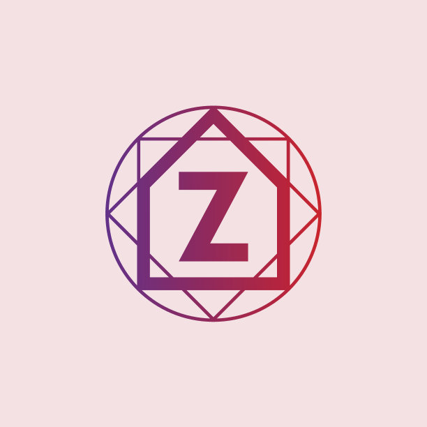 建筑师初始字母Z图标设计图片下载