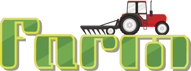 拖拉机上的标识为农场图片下载