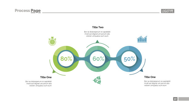 实现信息图表幻灯片模板图片下载