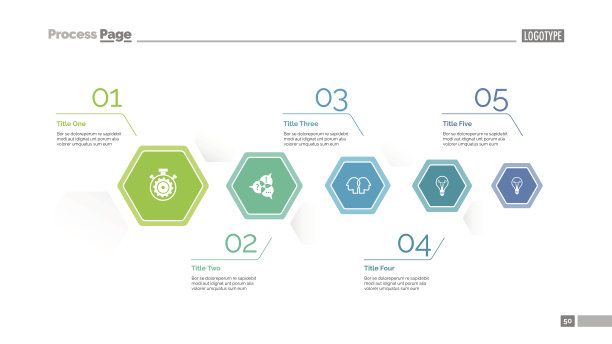 时间轴与选项幻灯片模板图片下载