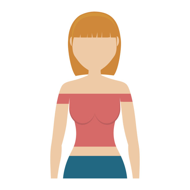 女孩卡通图标图片下载