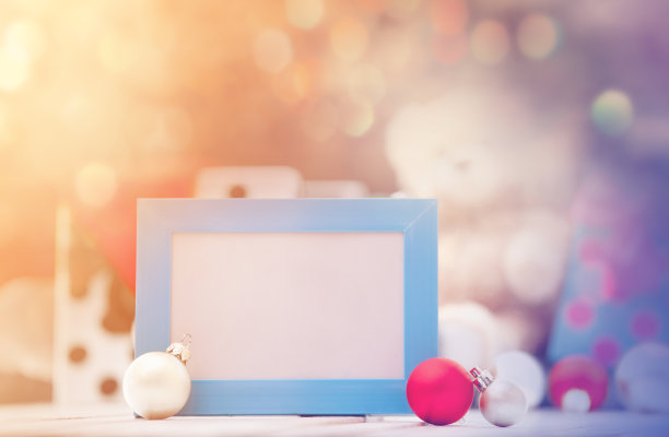 圣诞礼物相框图片下载