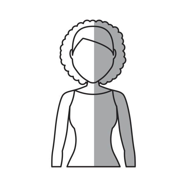 女人卡通图标图片下载