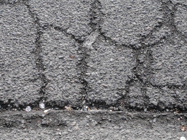 混凝土路面开裂的详细照片图片下载