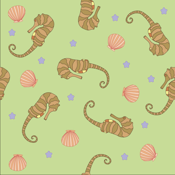 背景图案海洋世界在一个温和的浅色图片下载