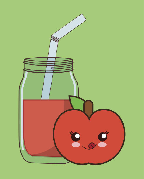 卡哇伊食品图标形象图片下载