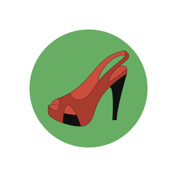 高跟鞋插图图片下载