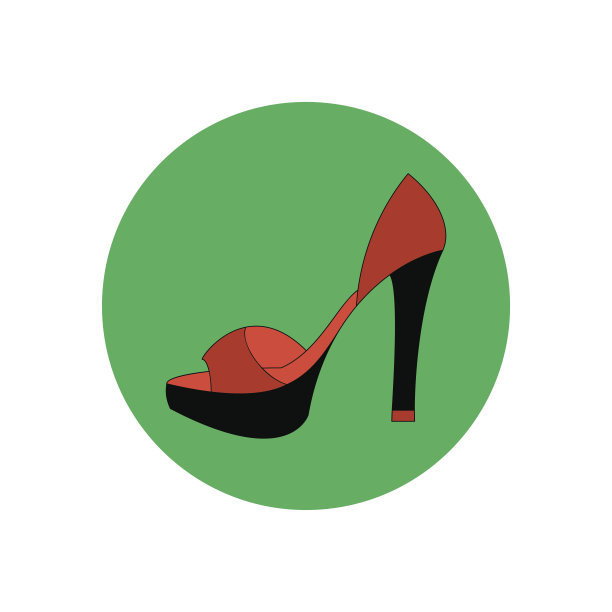 高跟鞋插图图片下载