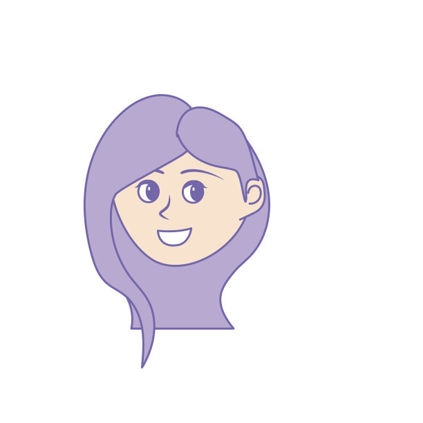 阿凡达快乐女人的脸配发型设计图片下载