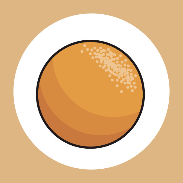 橙色健康清新形象图片下载