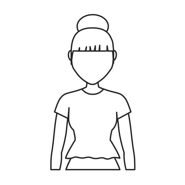 女孩卡通图标图片下载