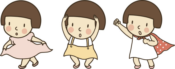 孩子在打手势，谢谢，好的/好，打吧图片下载