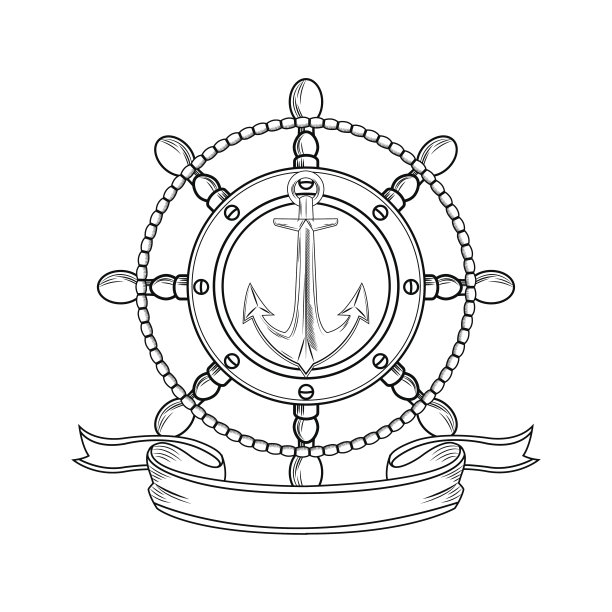 卡通海盗纹身设计图片下载