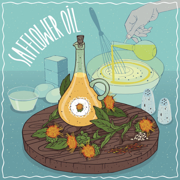 用于烹调的红花油图片下载