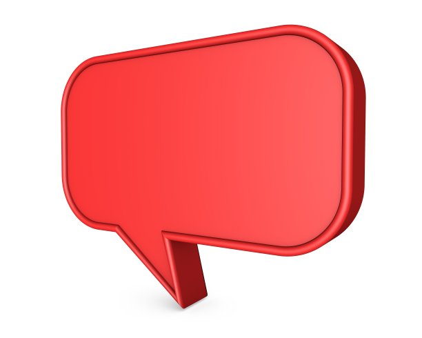 空白3D语音泡泡图片下载