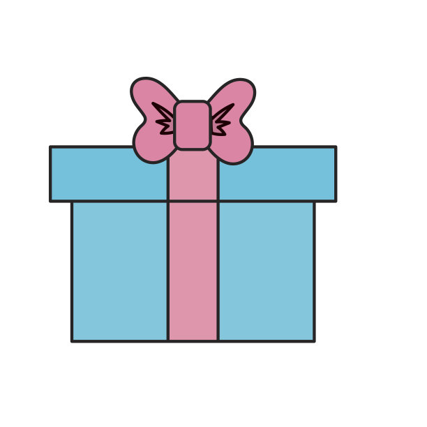 带有丝带设计的礼盒图片下载