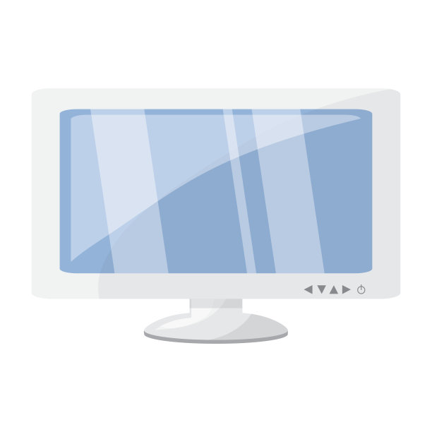 孤立的个人电脑屏幕图片下载