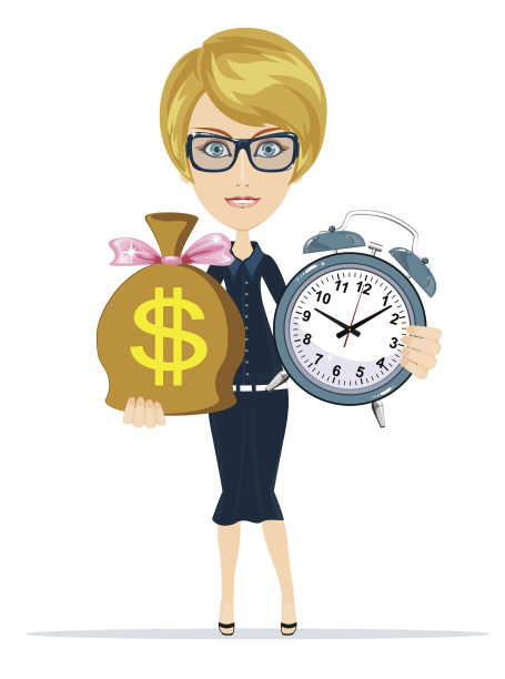 时间就是金钱的概念图片下载
