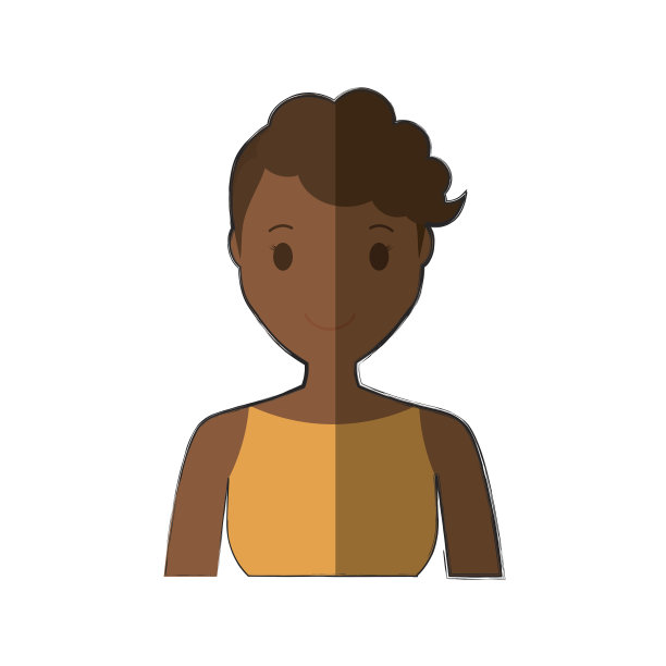 女人卡通图标图片下载