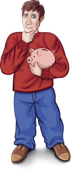 穿红衬衫的男人图片下载