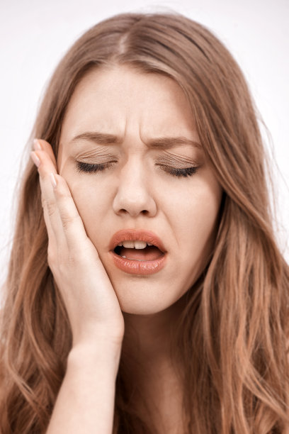 女人有牙痛素材图片