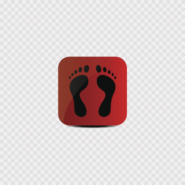 足迹图标图片下载