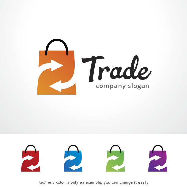 采购产品贸易符号模板设计向量，会徽，设计概念，创意符号，图标图片下载