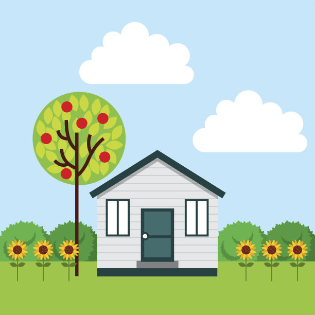 美丽的花园设计图片下载