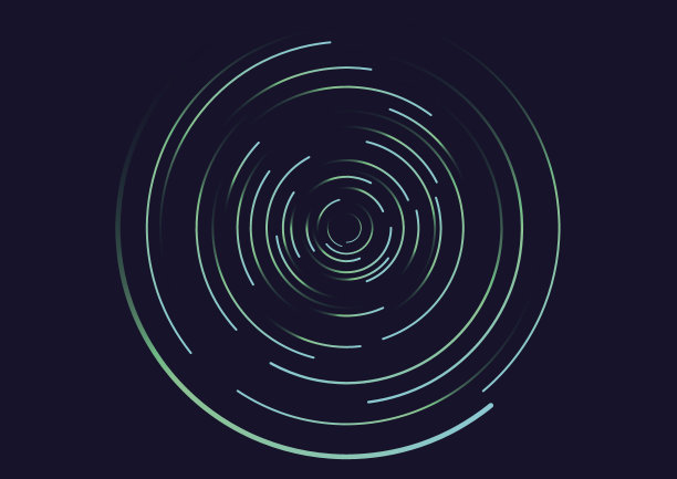 抽象涡旋，圆形涡旋线。星星在夜空中绕圈。明亮的螺旋图片下载