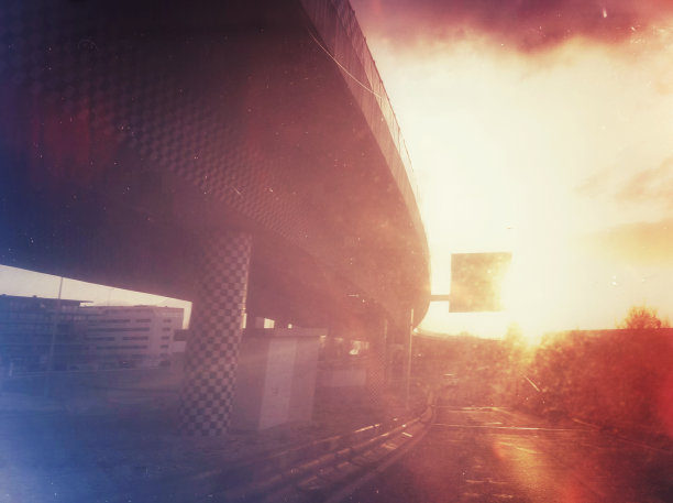 城市的日落图片下载