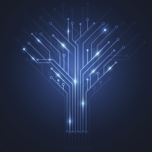 抽象背景与技术线路板纹理。电子主板说明。通信和工程概念。矢量图图片下载