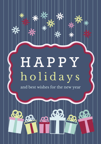 节日快乐的海报图片下载