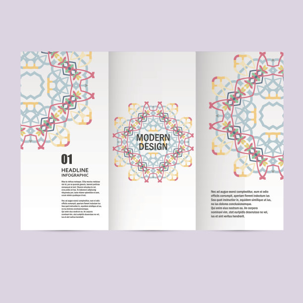 矢量图案是印刷产品上美丽的图案。设计书籍，横幅，页面广告图片下载