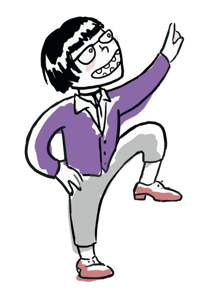 有趣的男孩用手指着图片下载