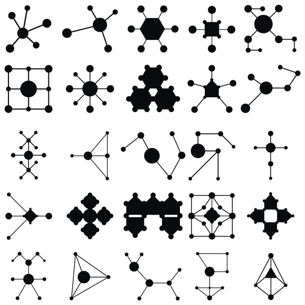 分子图标集图片下载