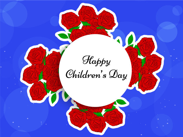 儿童节背景插图图片下载
