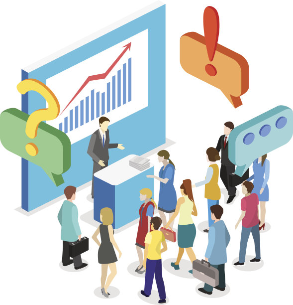 等距平面三维矢量展推广台。展会图片下载